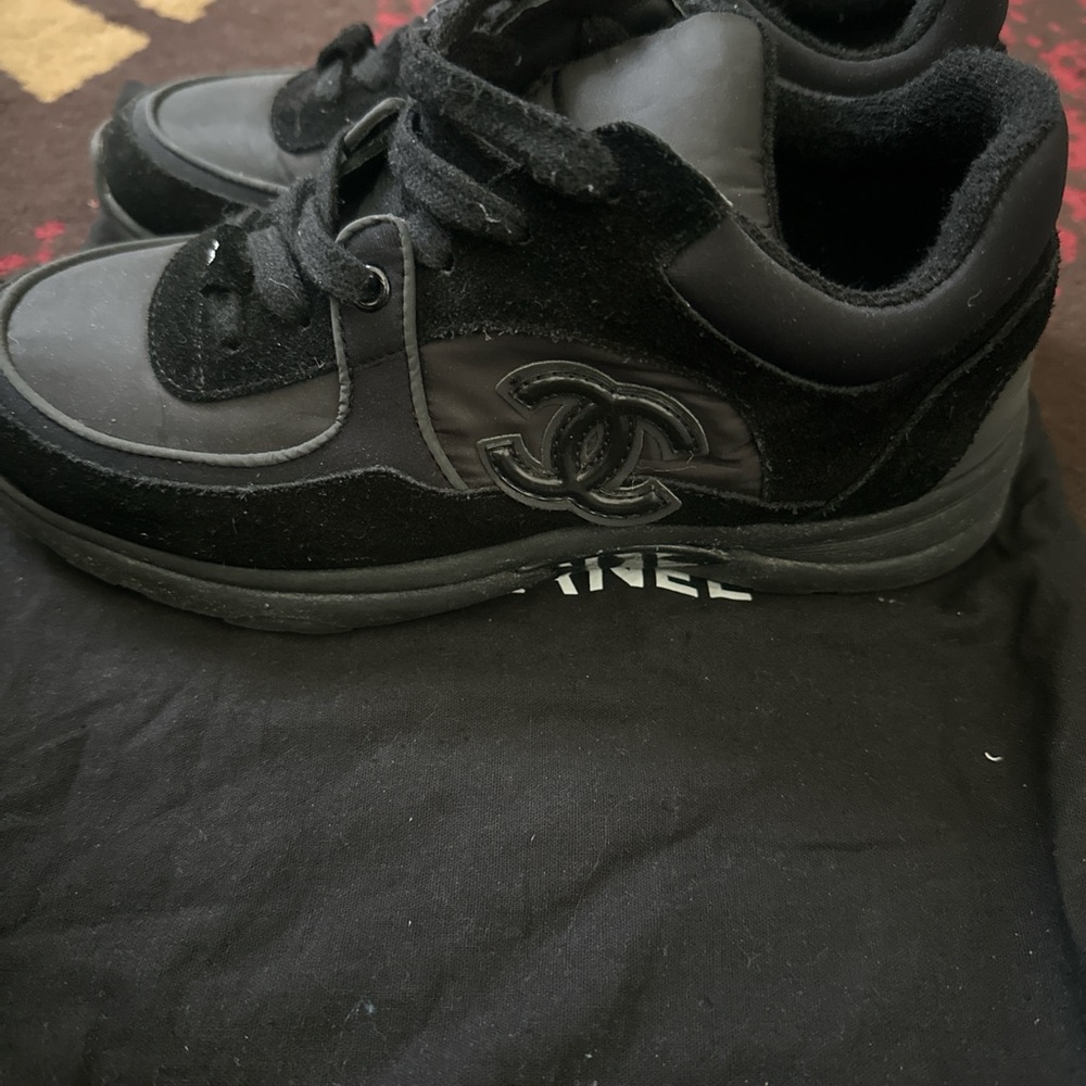Chanel women’s Black Sneakers - Picture 3 of 5